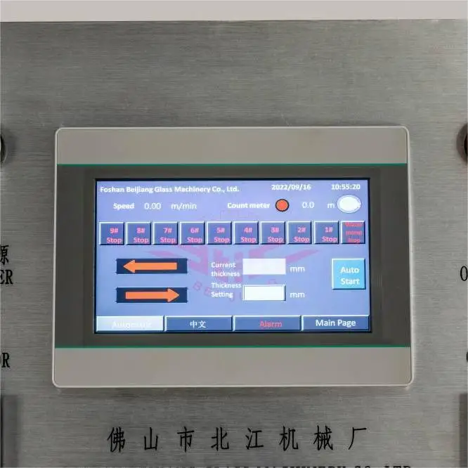 Automatic Glass Straight Line Polishing Grinding Beveling Miter Processing Edger Glass Edging Machine(BXM351P)