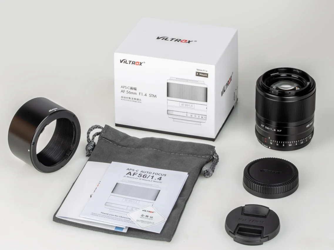 New Viltrox 56mm F1.4XF Auto Focus APS-C Prime Lens For Fuji-X Mount Camera With Large Aperture