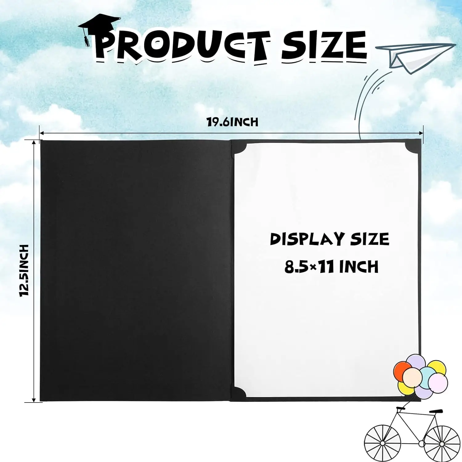 Certificate Holders Diploma Holders Certificate Cover Holders for 8.5x11 Letter Size Paper Certificates Covers