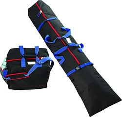 2022  New Winter Sport Equipment Outdoor Ski Bag And Boot Bag Youth Padded Ski Bag Combo