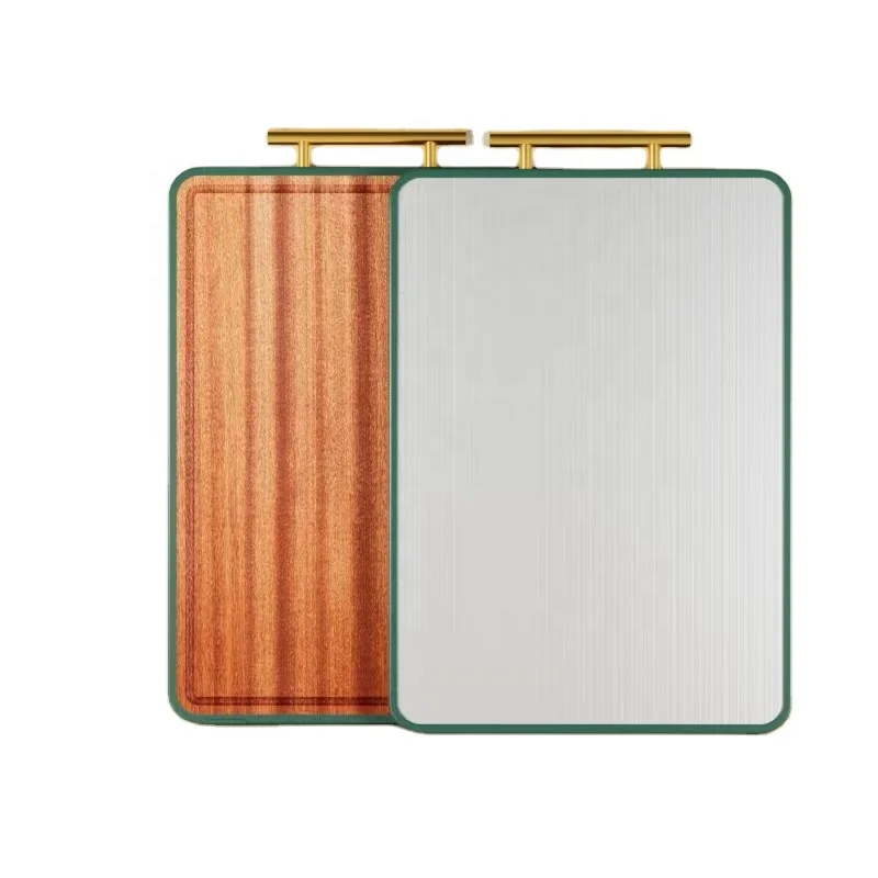 NEW Food Safety Double-Sided Fish Meat Vegetable Cut Cheese Cutting Board Ebony Chopping Blocks Kitchen