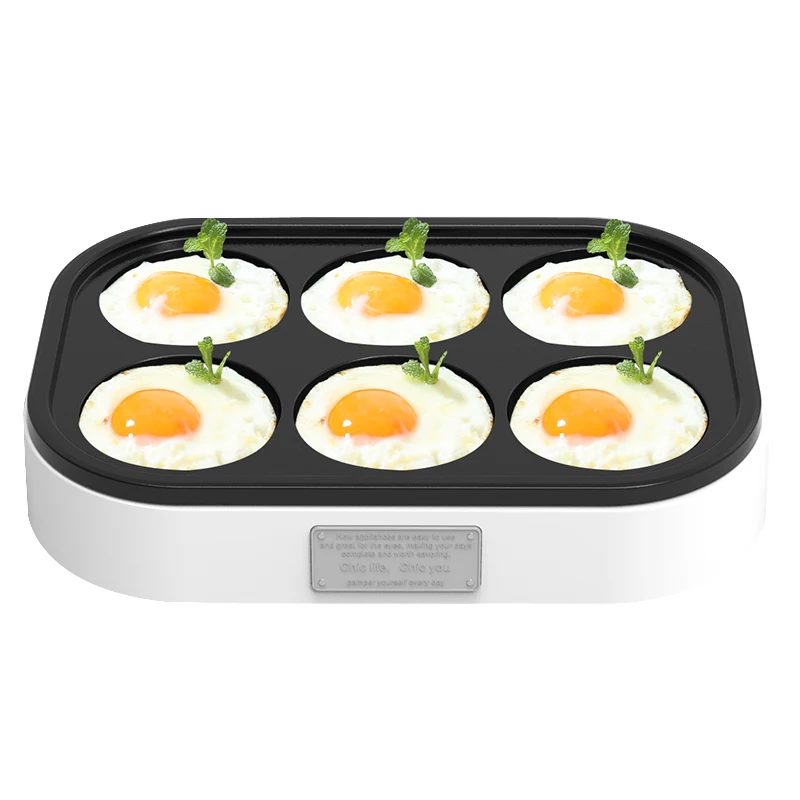 Mini Household Electric Grill 6 Round Shaped Indoor bbq electric grill