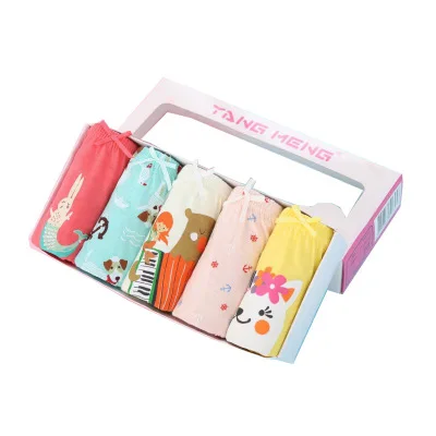 
high quality printed cute cartoon little girls cotton kids underwear for sale 