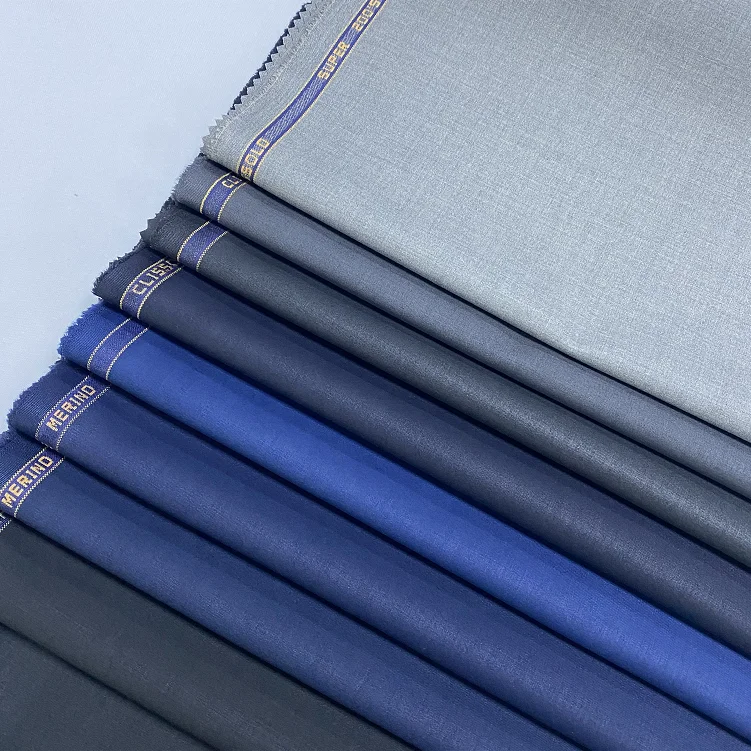 High Quality Wholesale TR Polyester Rayon Blend Mens Suiting Fabric