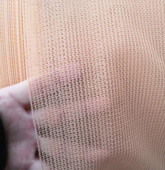 Моно добавить моно песок бежевый оранжевый цвет 185gsm Тень 2 м x 50 HDPE УФ-защитная сетка для строительства и строительных лесов