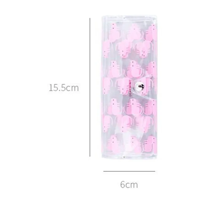 
Cute Soft Case Transparent Glass Storage Protection Sunglasses Box 