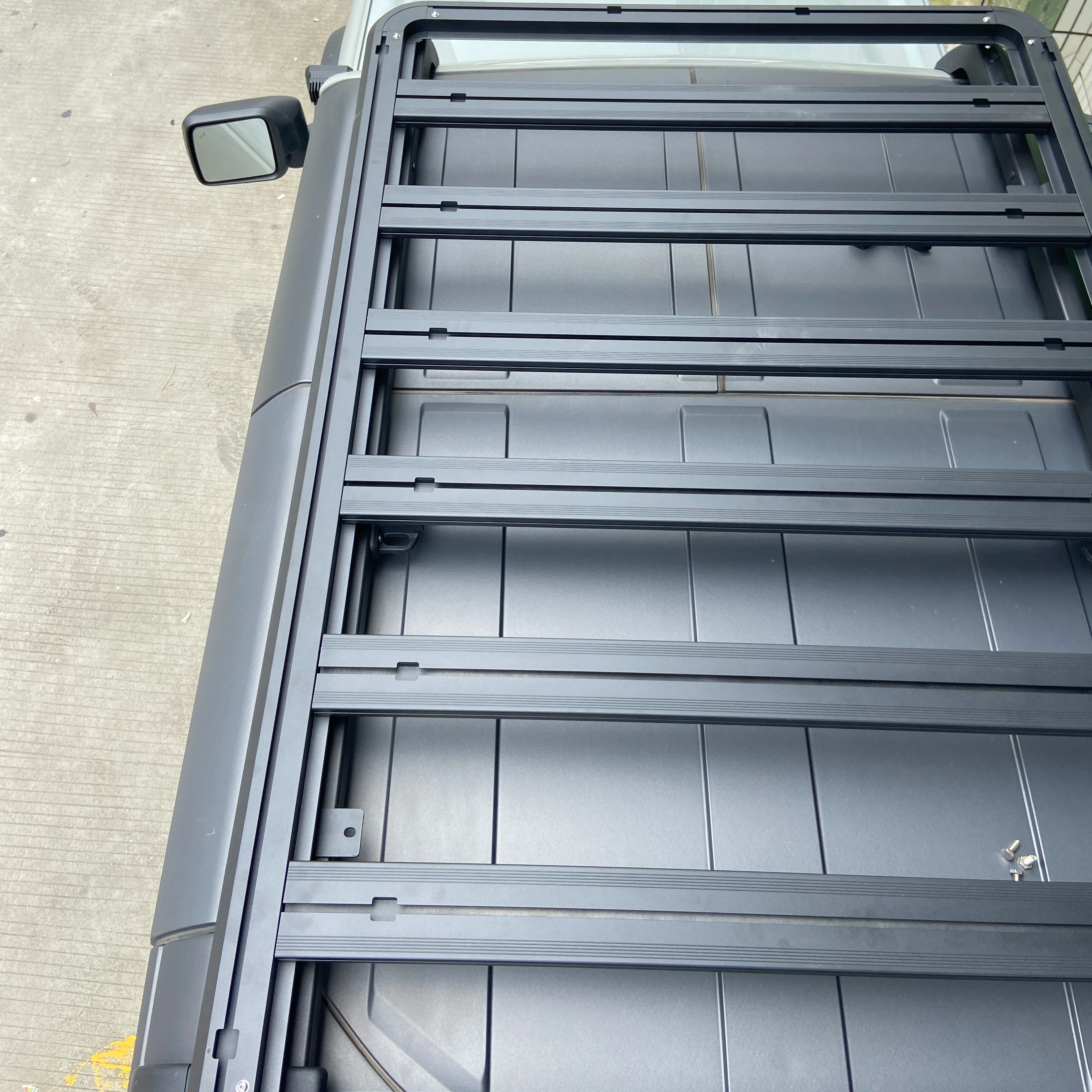 Archaic Car Styling Roof Rack For Ford Bronco 2021 4doors Aluminum Alloy Side Bars Cross Rails Roof Rack Luggage Carrier Rack