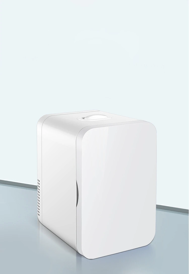 Car Use 8L Marble Glass Door Cooler Smart Compact Fridge Portable Mini Refrigerator