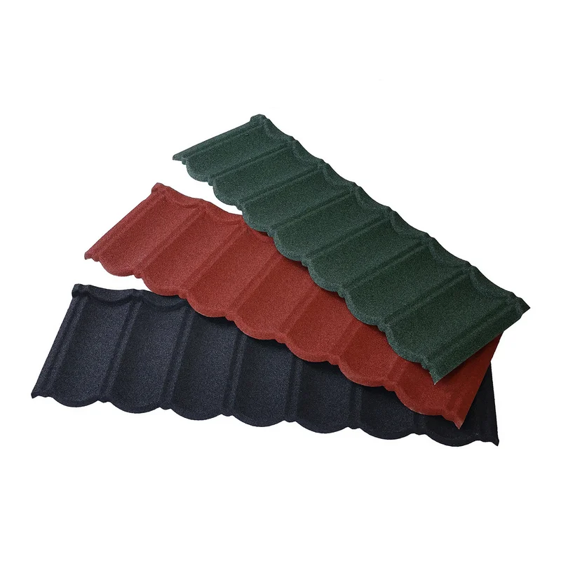 China Supplier Stone Metal Natural Stone Coated Roof Tile for Office Building Material