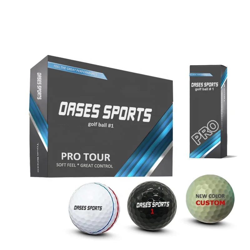 Manufacturer OEM Premium 2 3 4 5 piece Custom Logo Surlyn Urethane Pro Tournament Golf Ball