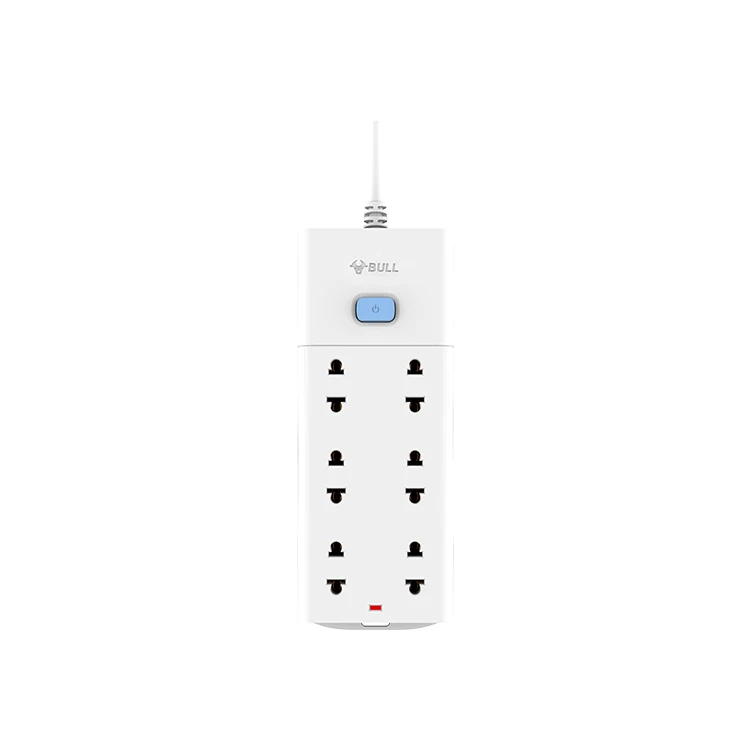 
Hot selling Hanoi, Vietnam portable power supply with surge protector 6-bit hole / 3m extension lead power socket 