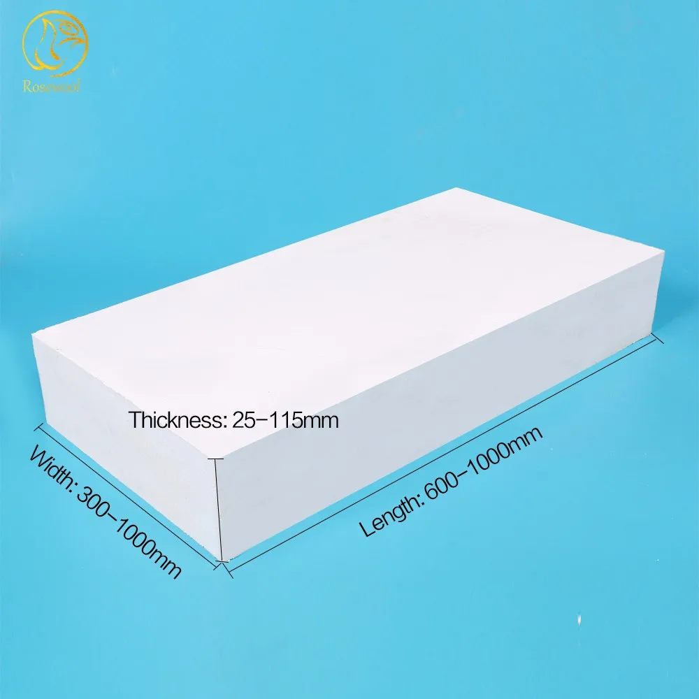 High quality Rosewool specification of calcium silicate tube ceiling board