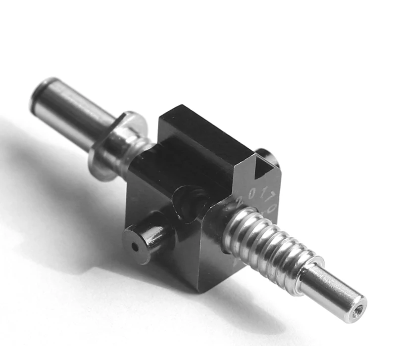 Non-standard connected motor ballscrews customized 0601 ball screw