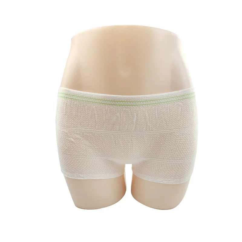 Hot Saling Disposable Knit Panties Postpartum Mesh Underwear Nylon Seamless Shorts Briefs Underwear For SPA