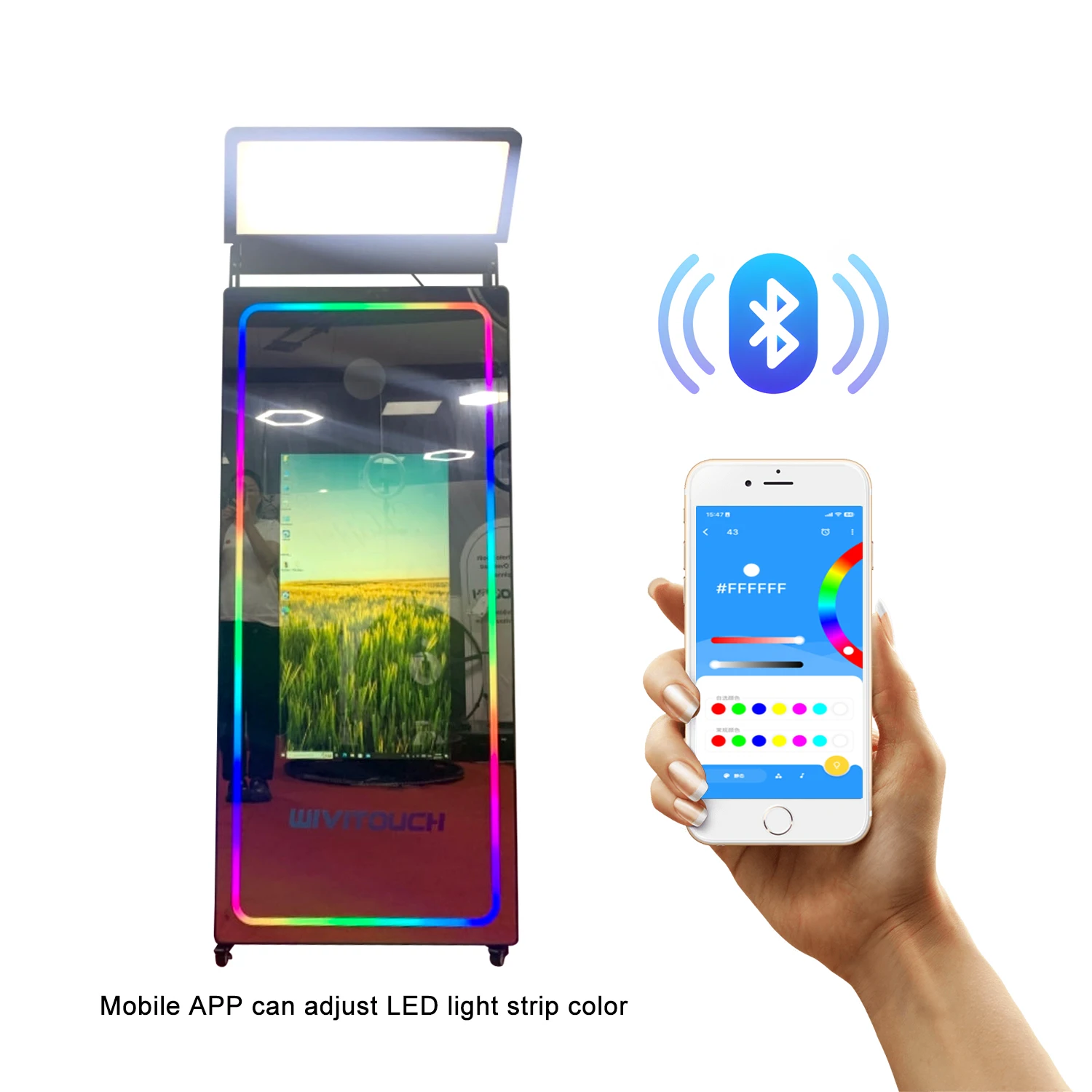 Newest Mirror Photobooth Machine With Pc Touch Screen Mini Photobooth Mirror Photobooth