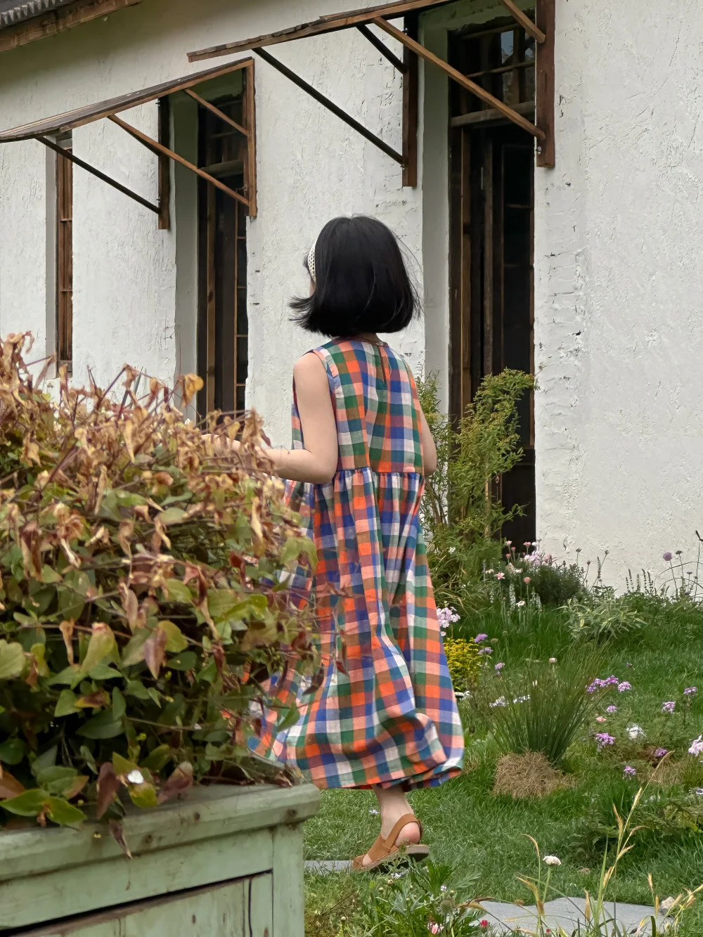 Plaid Summer Long Kids Dress 8 Years Girl Dress Design For Children 2024