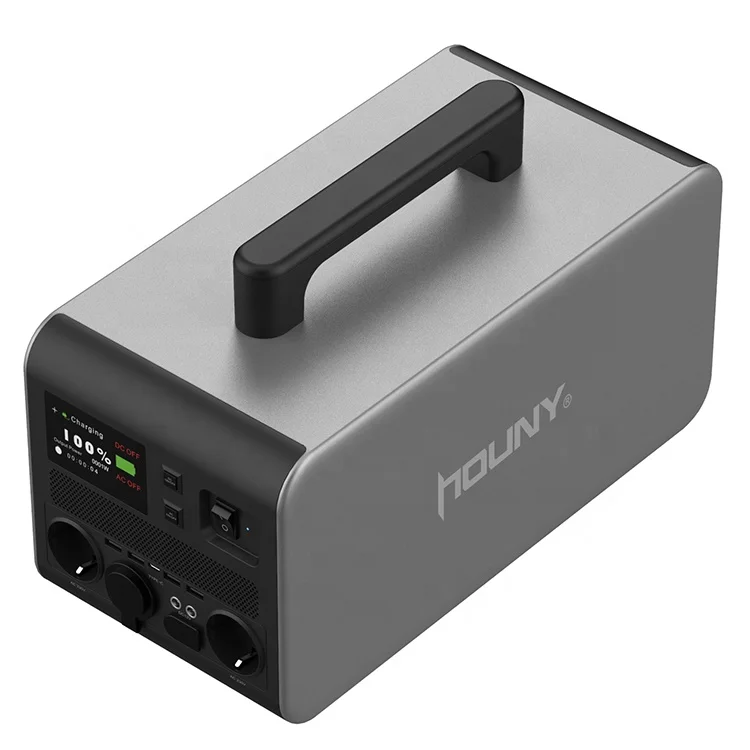 Houny 1000W 2000W 3000W Universal Portable Power Station Generator With LiFePO4 Lithium Battery For MPPT Solar System