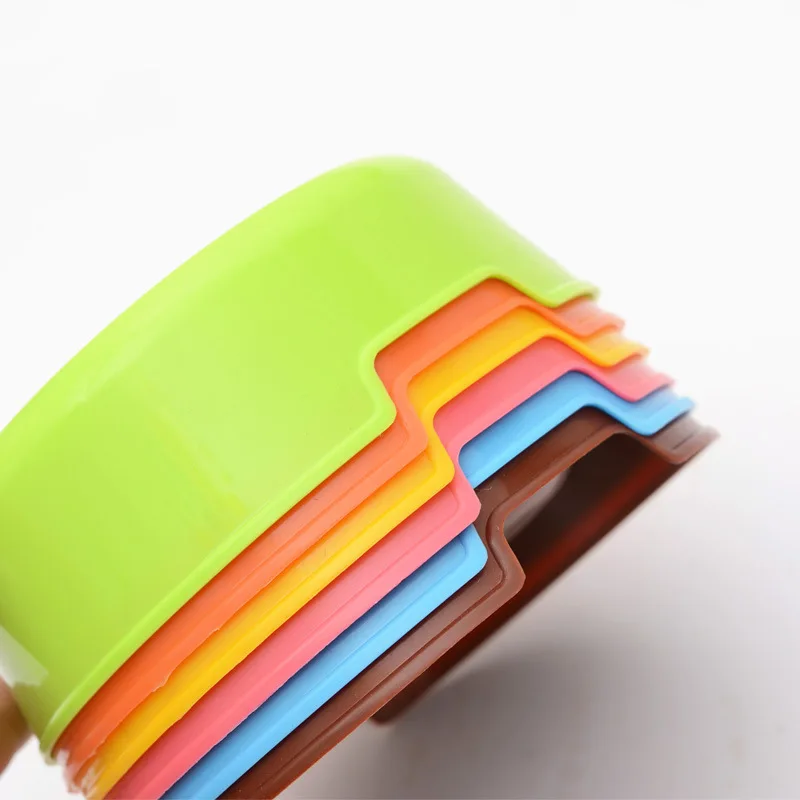 Оптовая продажа, Заводская многоцветная круглая пластиковая миска для собак