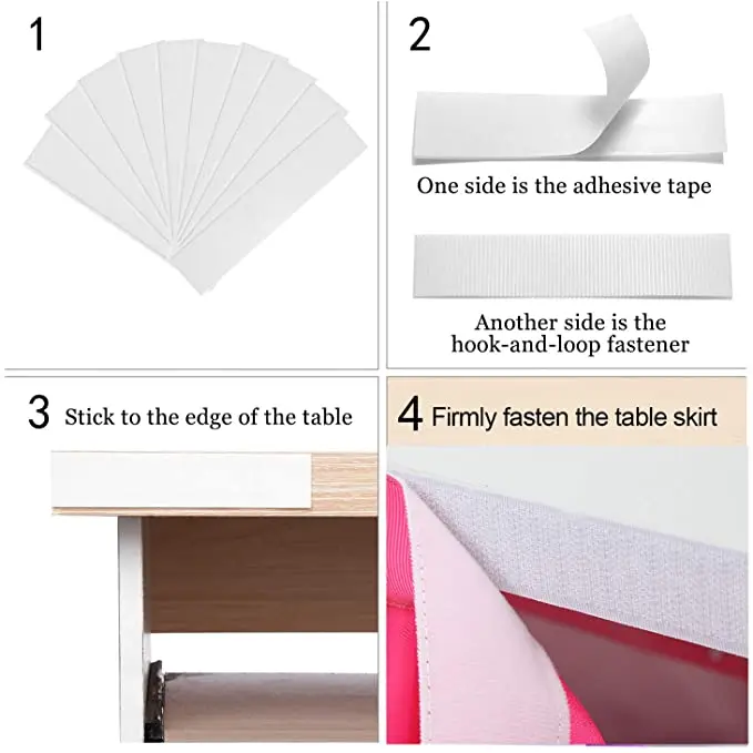  9ft Tulle Table Skirt for Rectangle or RoundTables Tutu Baby Shower Girl Gender Reveal Wedding Birthday
