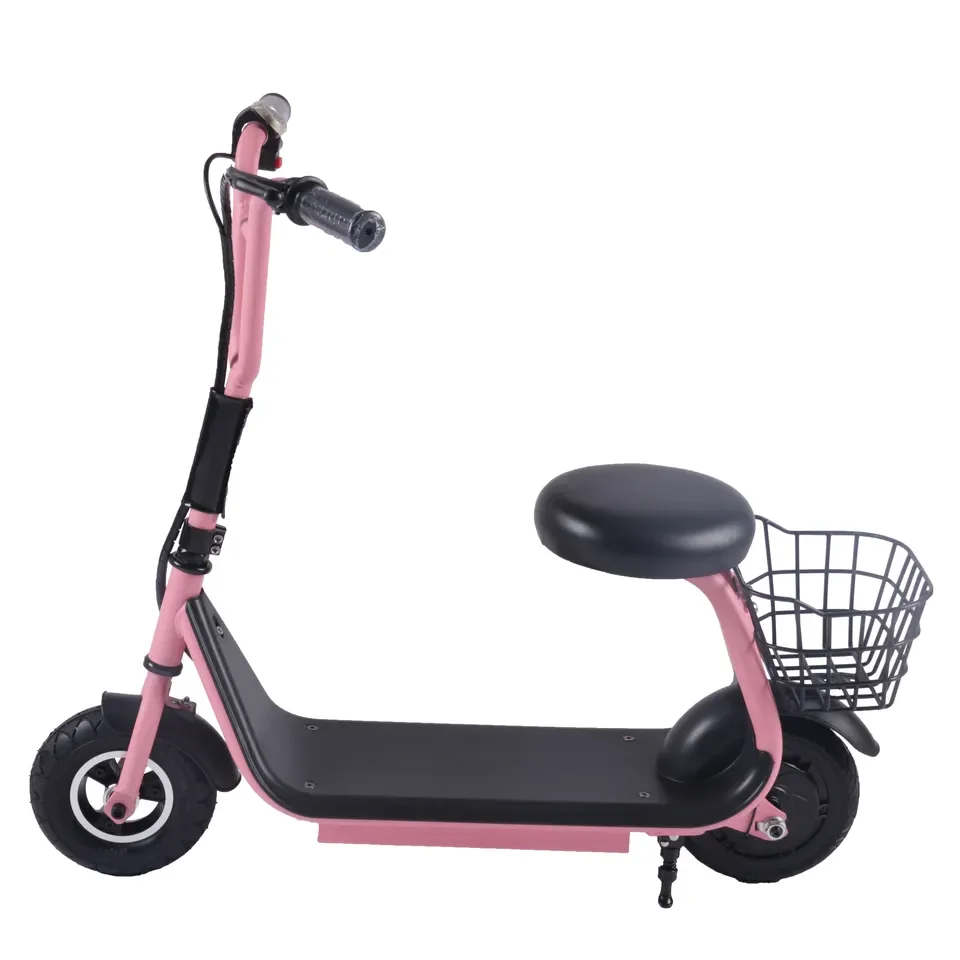 2024 Powerful  electric scooter motorized Bicycle for  Kids with seat with Basket
