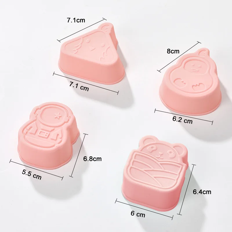 Silicone Mold for Steaming Cake Rice Cake Jelly Pudding Baby Food Supplement Food Grade Bowl Packaged in Box