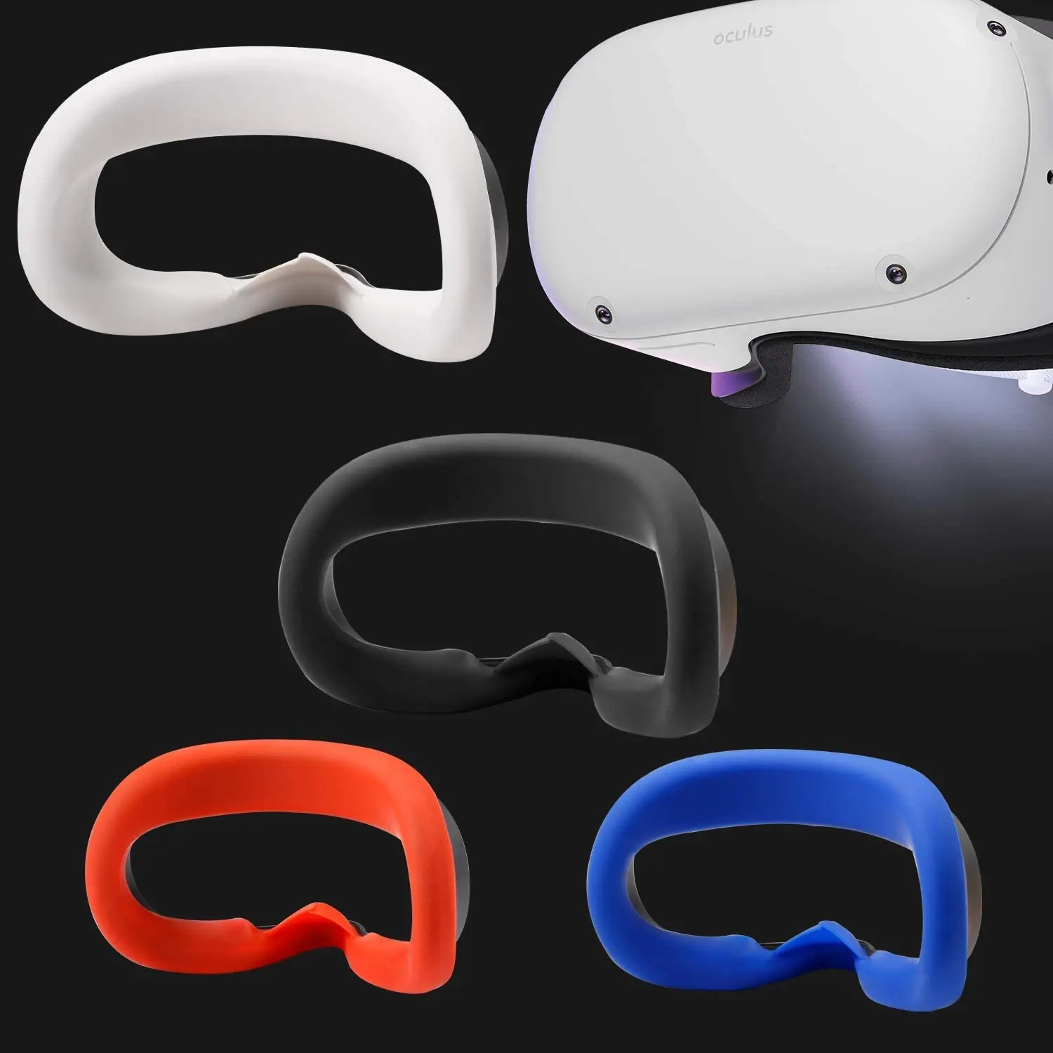 Ready To Ship  VR OCULUS QUEST 2 Accessories Silicone Protection Skin Face Controller Cover For Oculus Quest 2
