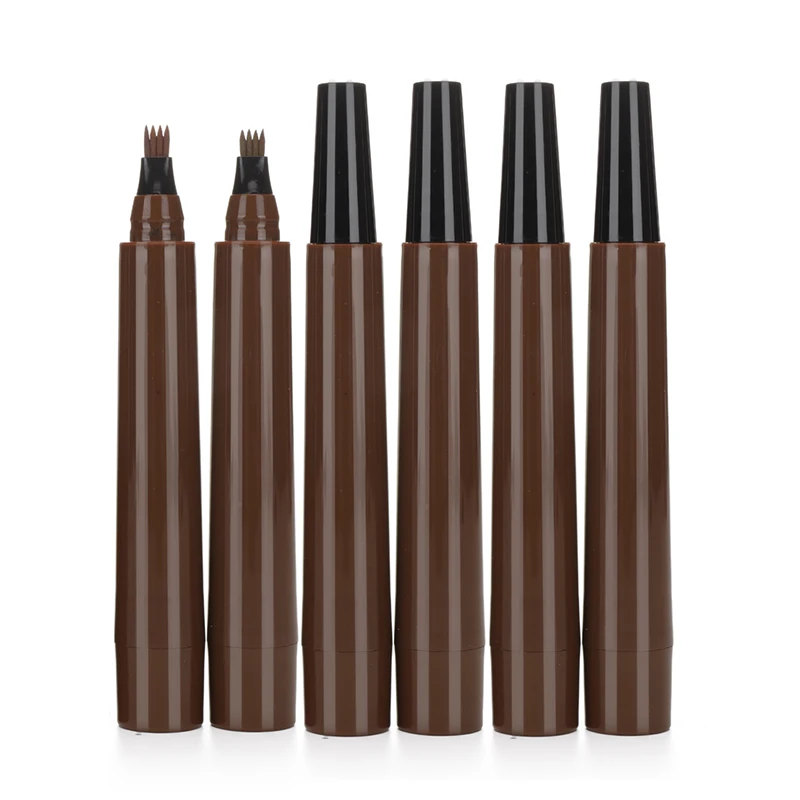 Wholesale Four Fork Tip Liquid Eyebrow Tattoo Pen Waterproof Makeup Best Selling eyebrow pencil set