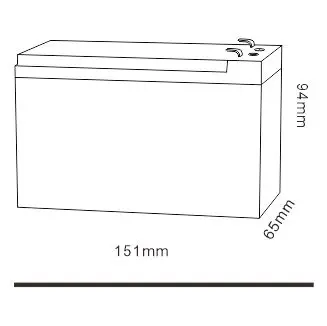 sL12-6 TCS custom backup lead acid batteries 12v 6ah 20hr solar agm vrla battery small