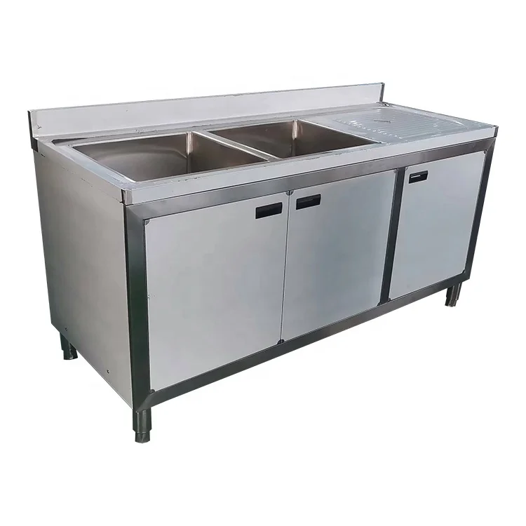 Лабораторный шкаф для раковины Рабочий стол из нержавеющей стали наружного использования