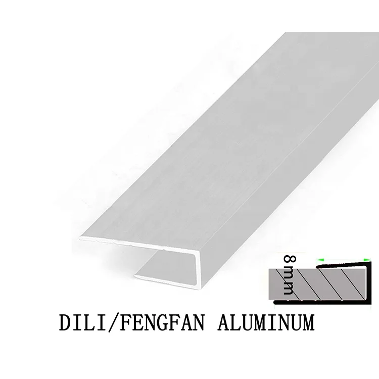 Fashion Waterproof C Shape Tile Edge Trim Kitchen Custom Metal Flexible Ceramic Strips Tile Trim