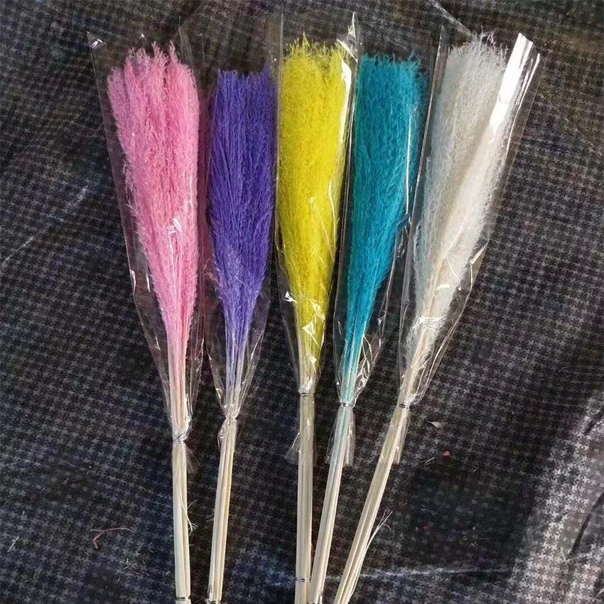 
China factory cheap artificial flowers wholesale bermuda grass dried flower 