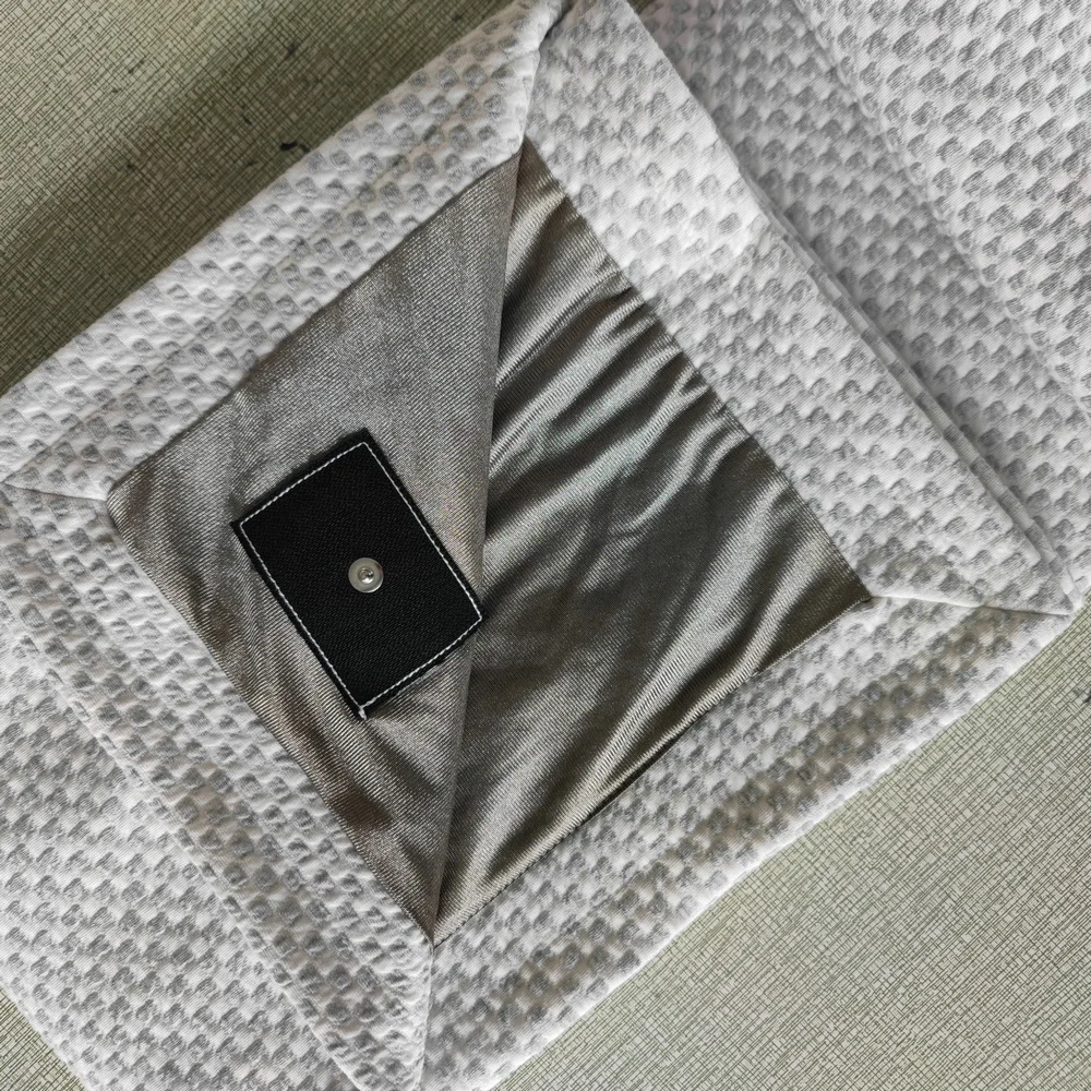 Factory Price 100% Silver Fiber  Fabric Emf Protection Anti Radiation Blanket