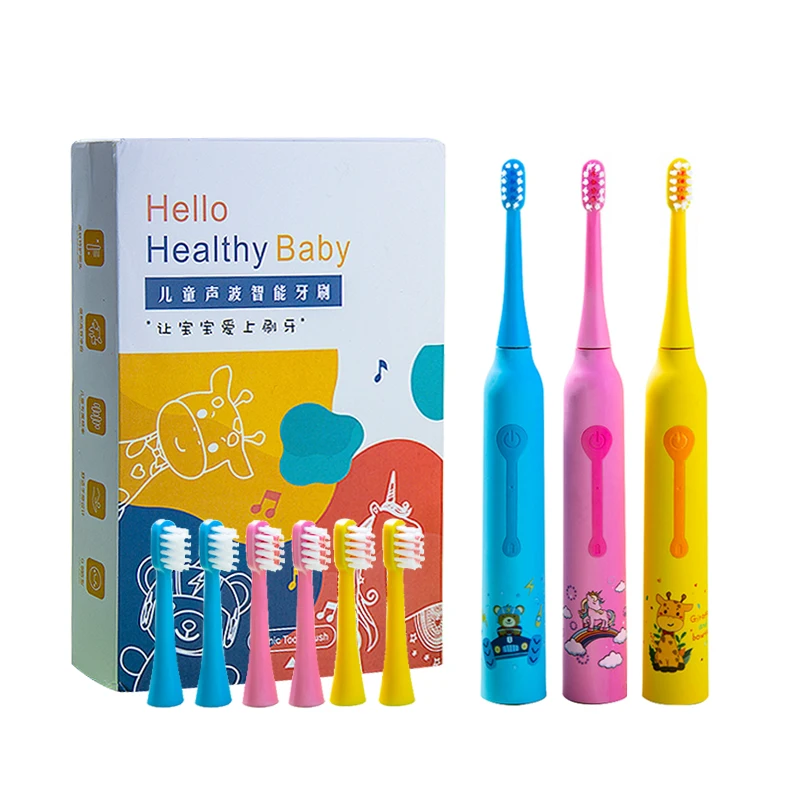 
Electric toothbrush with case ultra soft oral care ultrasonic children electric toothbrush 