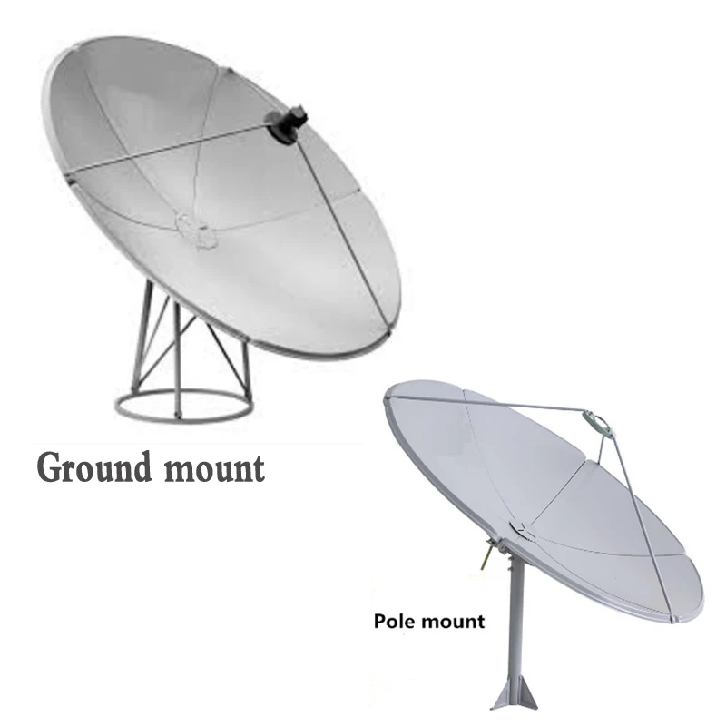  C/KU band 2 4 m спутниковая тарелка/tv/TX/RX антенна и