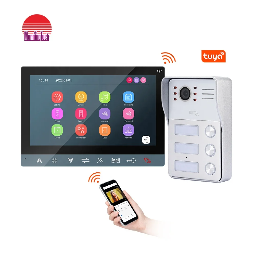 Hot Selling Video Doorbell Intercom Camera Doorphone Smart Wireless Security System WIFI AHD Tuya
