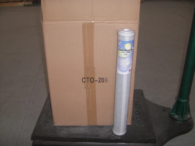 [CTO-20B] 20inch slim CTO carbon block water filter cartridge