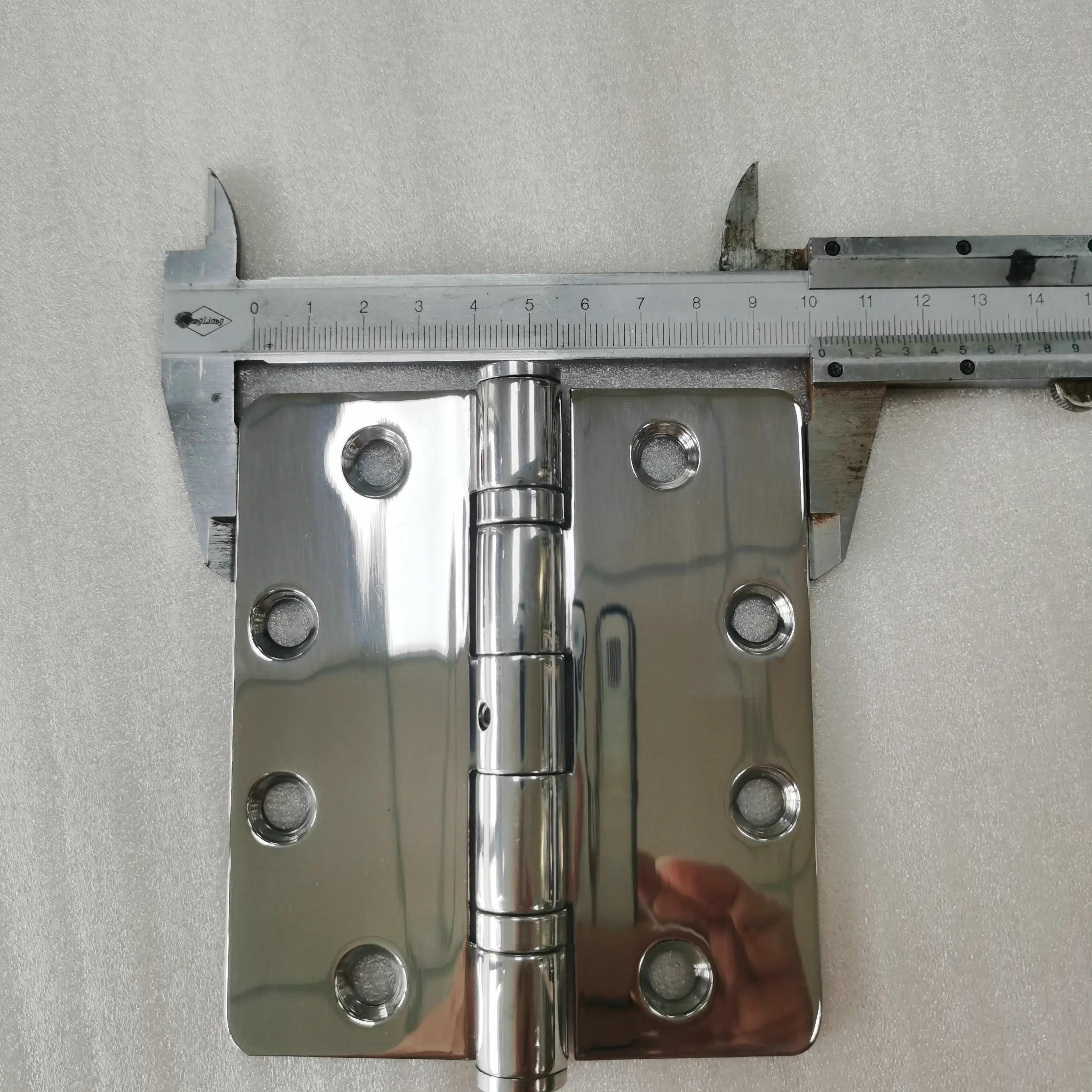 4 inch Commercial Hardware Accessory Stainless Steel Heavy Duty Gate Metal with Nonremovable Pin Solid Wood Flush Door Hinge