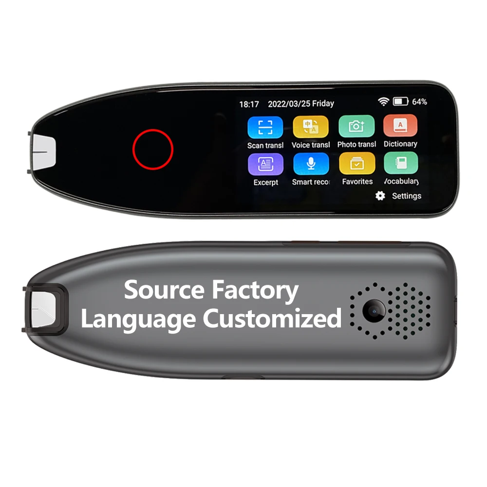 Factory Direct Durable Ai Intelligent Translation Pen Multiple languages customization