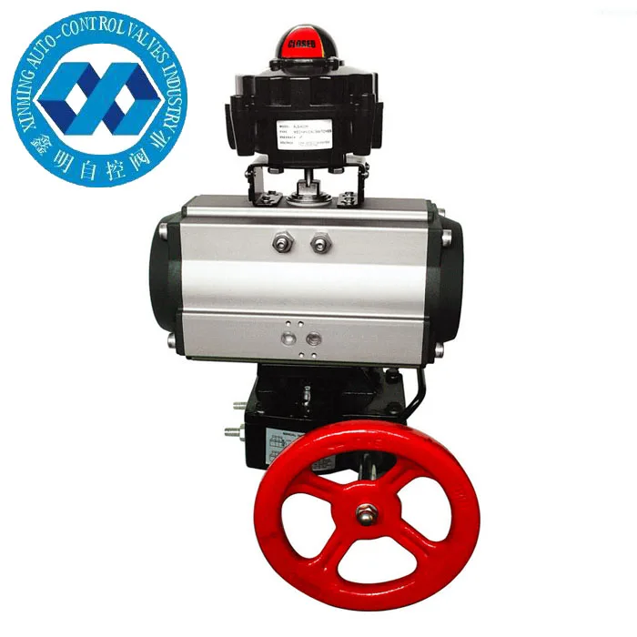 Rack And Pinion Pull Fork Type Low Friction Coefficient Structure Design Compact Pneumatic Actuator Valve