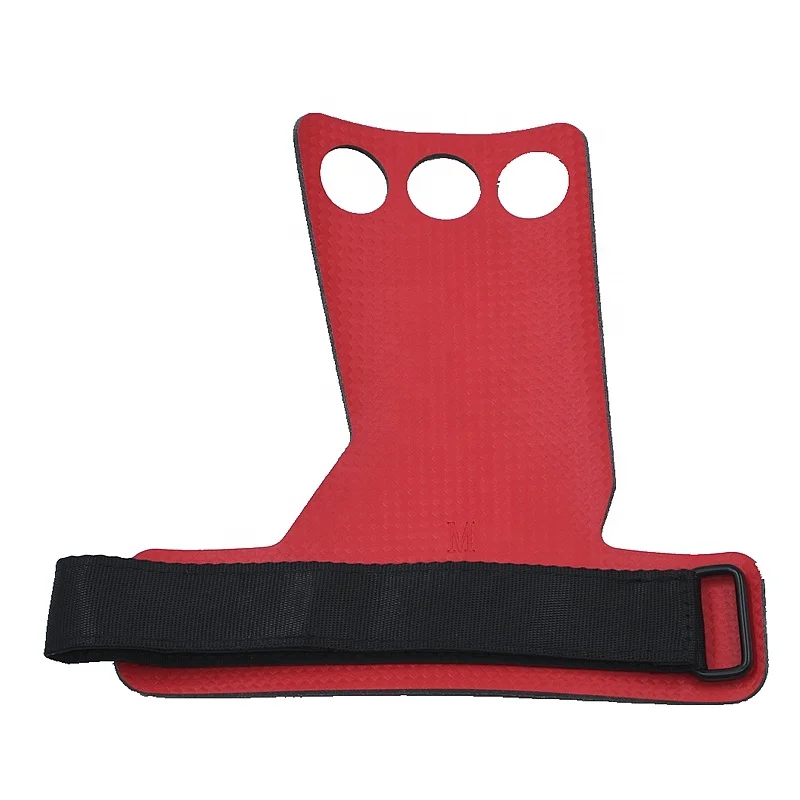 Customized CrossFit Gymnastics Workout Grips Non-Slip Weightlifting Training Gloves Carbon Leather Comfortable Hand Fitness