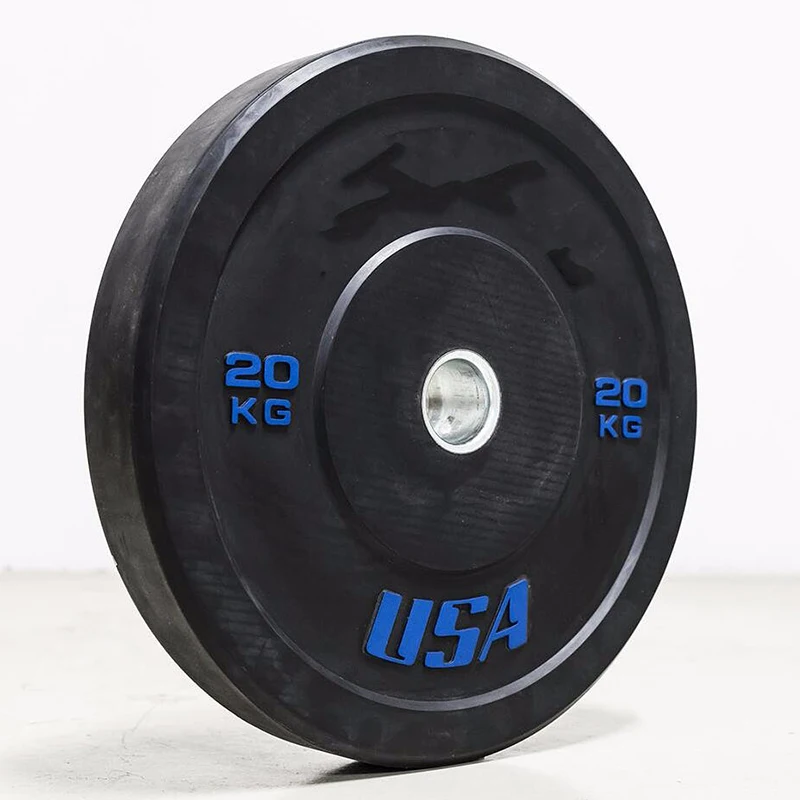Factory Supply Custom Logo Competition Steel Barbell Plate Bumper Weight Stack Plates For Gym