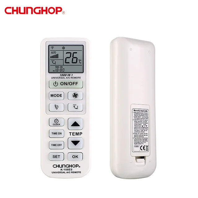  Универсальный пульт дистанционного управления для кондиционера Chunghop factory 1000 в 1