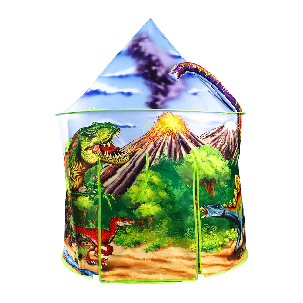 SISLAND Factory Wholesale Indoor Outdoor Pop up Dinosaur Toy Tent Large Play House Kids Play Tent For Children Games