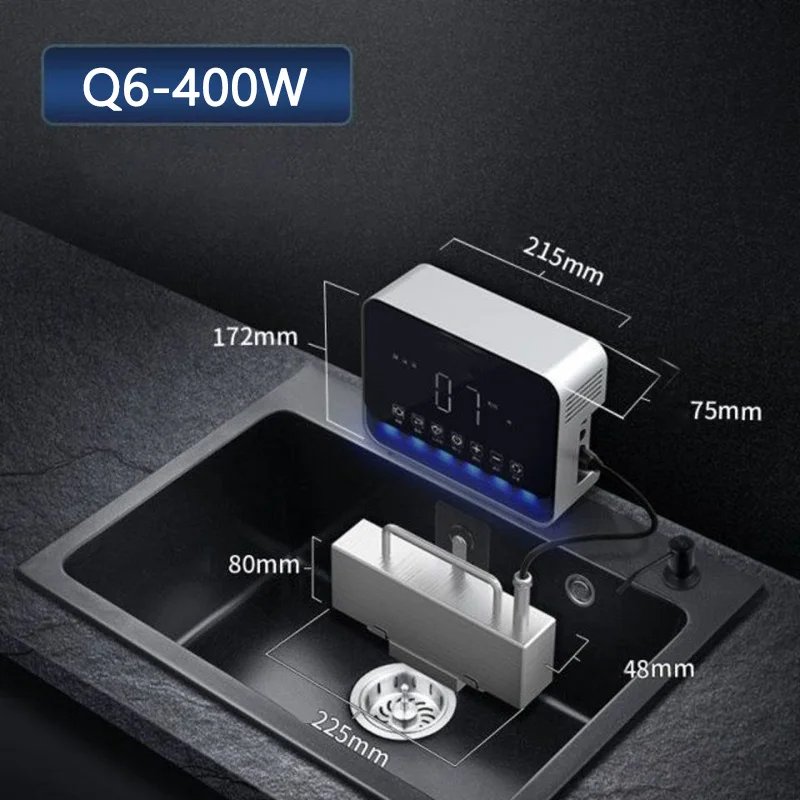 Free Installation Ultrasonic Dishwasher Household Small Freestanding Sink Fully Automatic Dishwasher