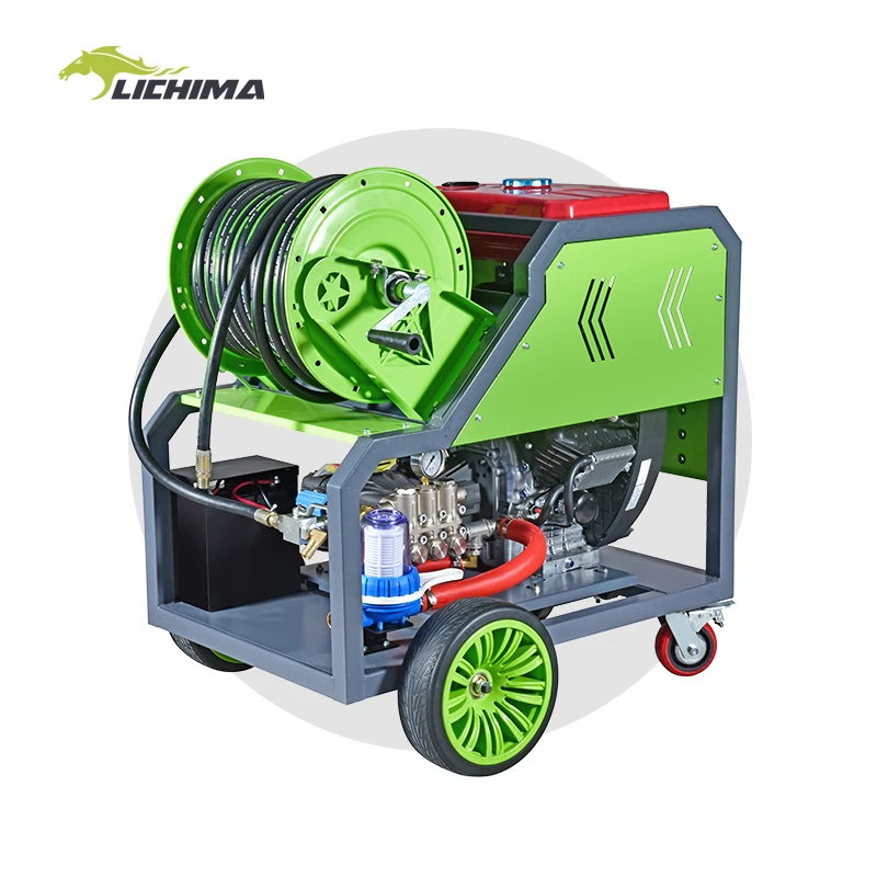 2-Cylinder Powerful Sewer Pipes Cleaning Equipment Pipe Drain Cleaner With Remote Control Function