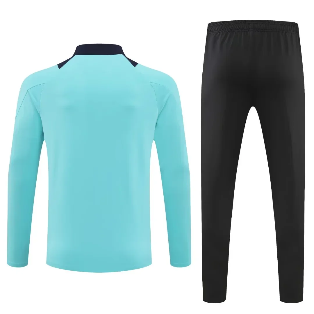 24/25 New Season Custom LOGO Soccer Teams Tracksuit And Pants  Kids Soccer Long Sleeves Breathable Training Suit For Men