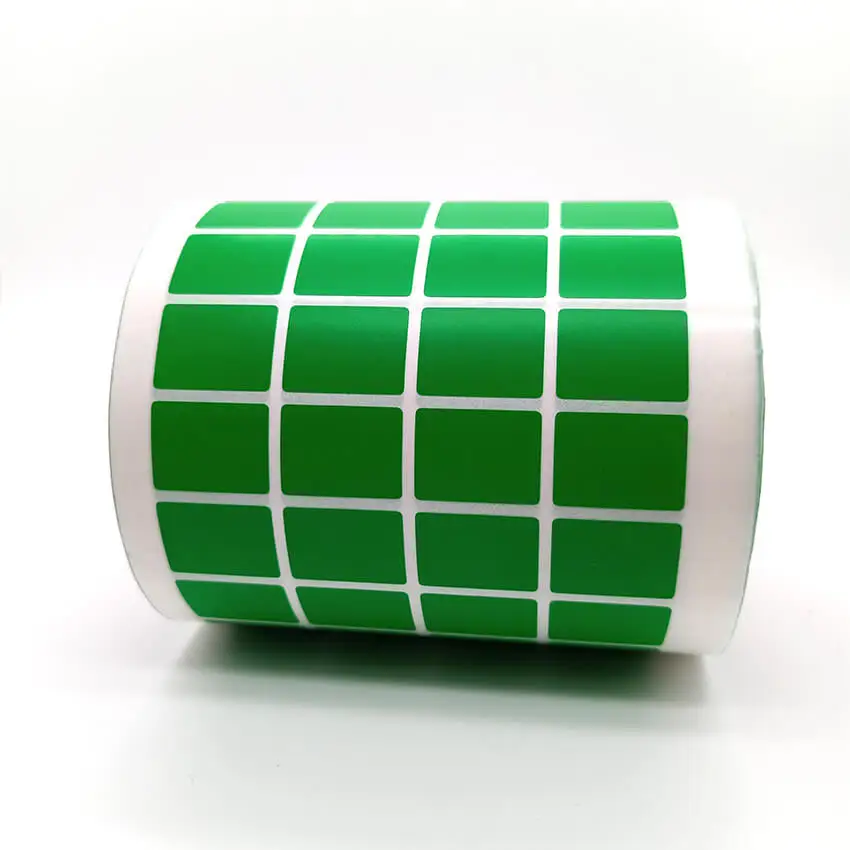 50*10mm Environment friendly waterproof Self Adhesive Stickers serial number bar code label