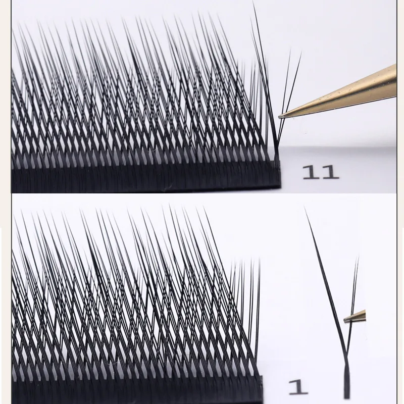 Customization YY W Shape Lash Extension Mesh Cilios Hand-woven Clover 05 07 C D Lash De Pestaas Easy Graft Cilia YY Lash