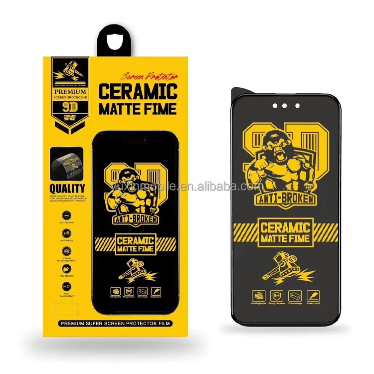Factory Wholesale Price Hd Ceramic Matte 21d Hardness Screen Protector Suitable For Iphone 13 14 For Samsung Tempered Glass Film