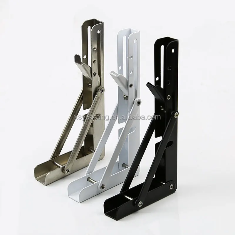 Custom High Quality Thickened Right Angle Folding Billy Bracket  Fixed Tripod For Partition Support